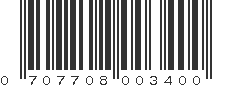 UPC 707708003400