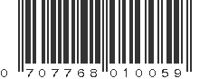 UPC 707768010059