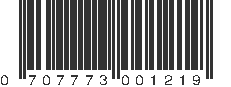 UPC 707773001219