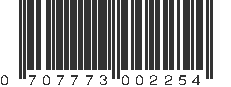 UPC 707773002254