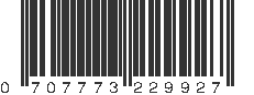 UPC 707773229927