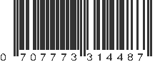 UPC 707773314487