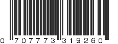 UPC 707773319260