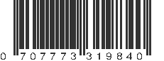 UPC 707773319840