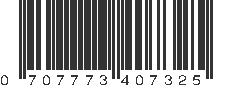 UPC 707773407325