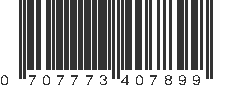 UPC 707773407899