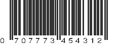 UPC 707773454312