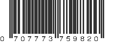 UPC 707773759820