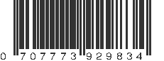 UPC 707773929834