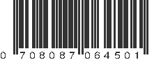 UPC 708087064501