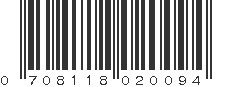 UPC 708118020094