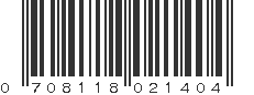 UPC 708118021404