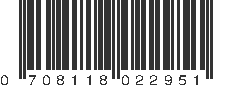 UPC 708118022951