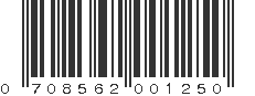 UPC 708562001250