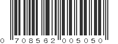 UPC 708562005050