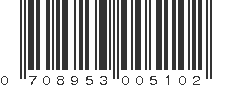 UPC 708953005102