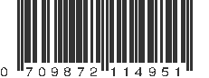 UPC 709872114951