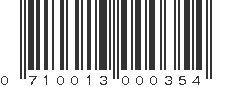 UPC 710013000354