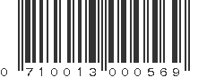 UPC 710013000569