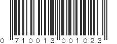 UPC 710013001023