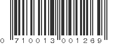 UPC 710013001269