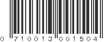 UPC 710013001504