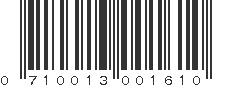 UPC 710013001610