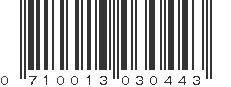 UPC 710013030443