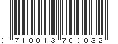 UPC 710013700032