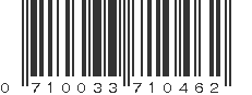 UPC 710033710462