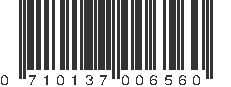 UPC 710137006560