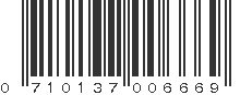 UPC 710137006669