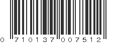 UPC 710137007512