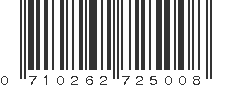 UPC 710262725008