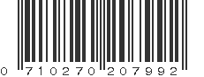 UPC 710270207992