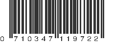 UPC 710347119722