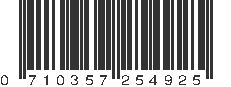 UPC 710357254925