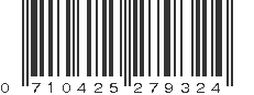 UPC 710425279324