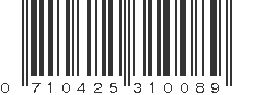 UPC 710425310089