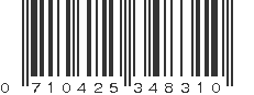 UPC 710425348310