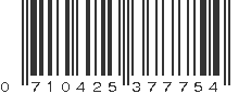 UPC 710425377754