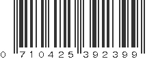 UPC 710425392399