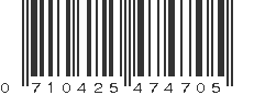 UPC 710425474705