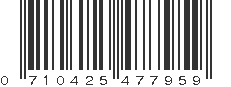 UPC 710425477959