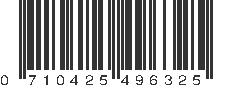 UPC 710425496325