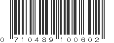 UPC 710489100602