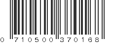 UPC 710500370168