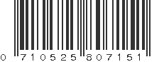 UPC 710525807151