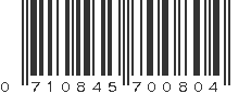 UPC 710845700804