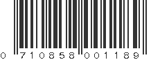 UPC 710858001189